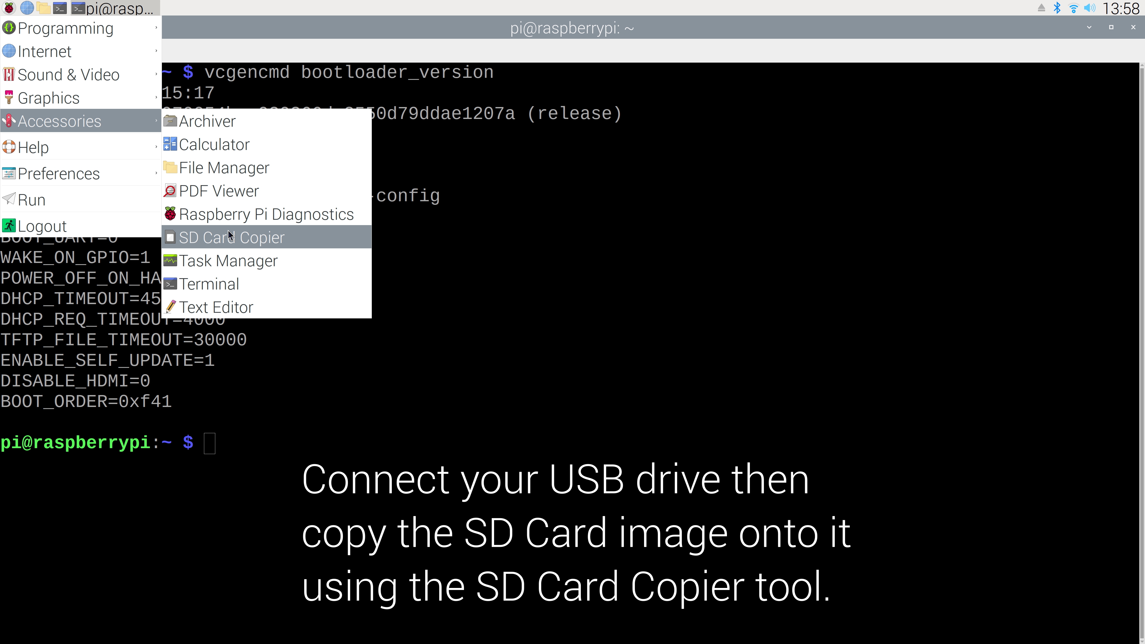 Prepare New SD Card For Raspberry Pi OS: Copy Files To The SD Card